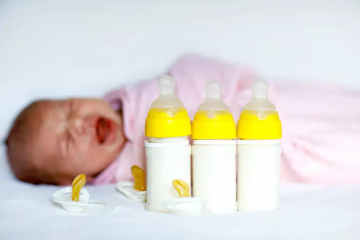 Je baby weigert de fles