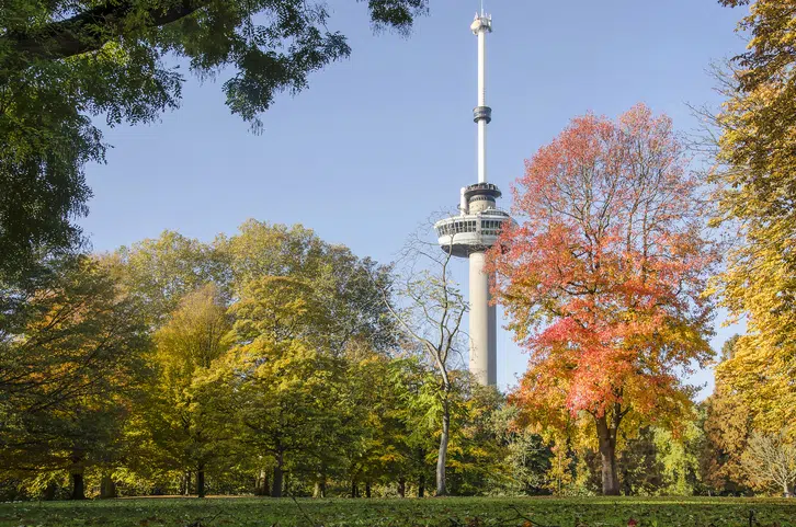 Dagje-uit-met-kinderen-in-Zuid-Holland-euromast-beklimmen