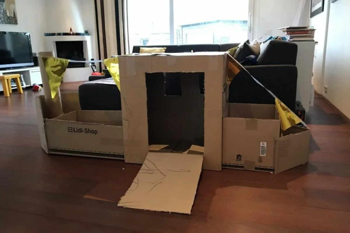 stoomboot van sinterklaas knutselen