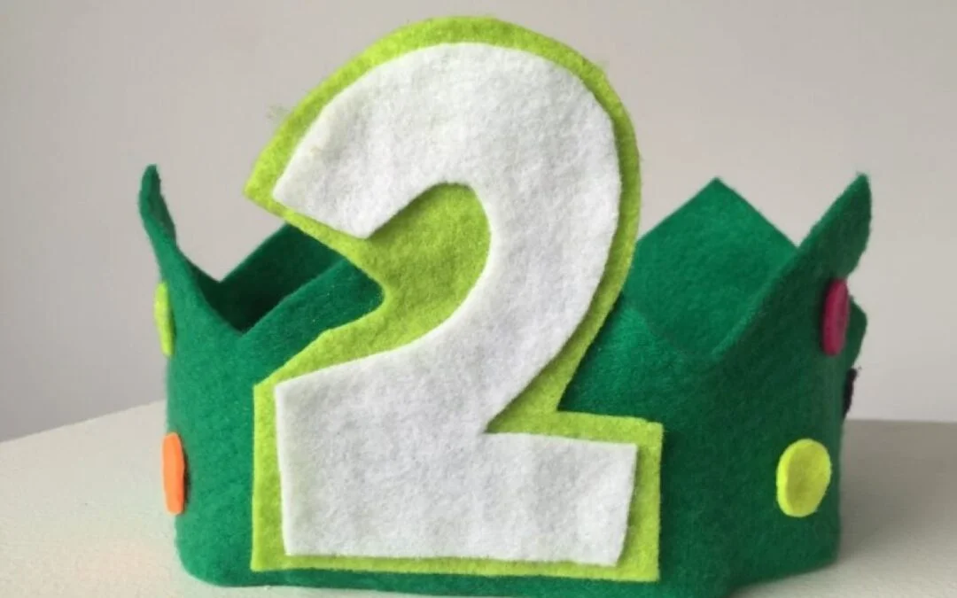 Feestelijk verjaardagskroontje maken van vilt