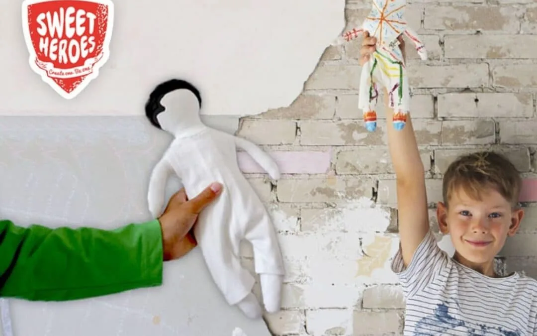 Sweet Heroes: hippe knuffelhelden die je zelf kunt kleuren