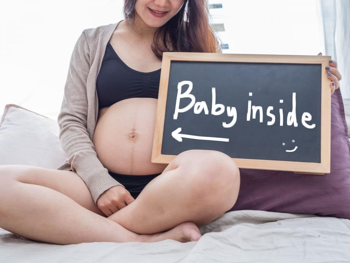 zwangerschapsaankondiging krijtbordje