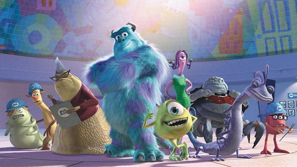 Monsters en Co in de top 10 beste Disneyfilms