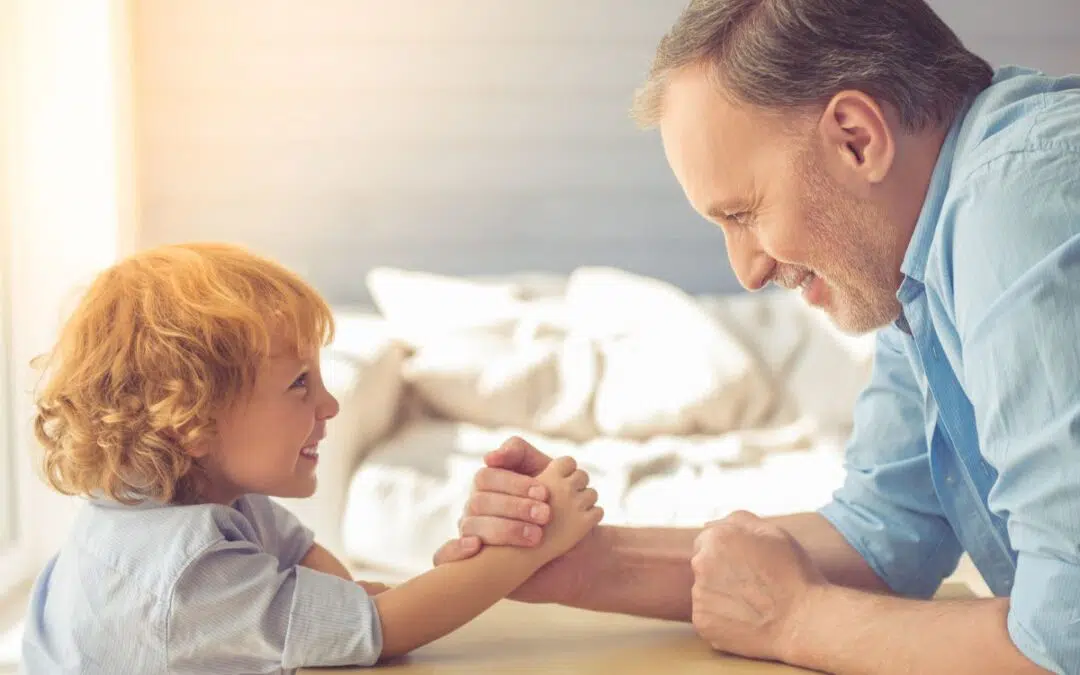 Waarom stoeien met je kind goed is!