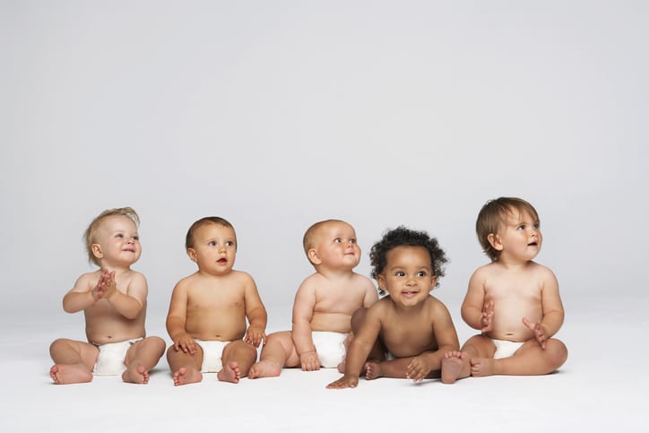 unieke kinderen - verschillende baby's