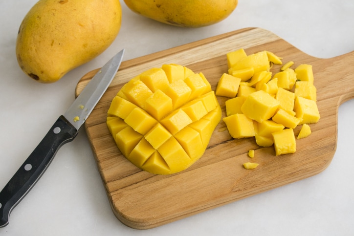 recept met mango en paksoi