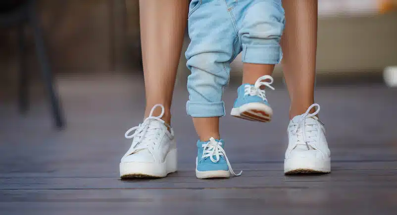 Schoenmaat baby controleren