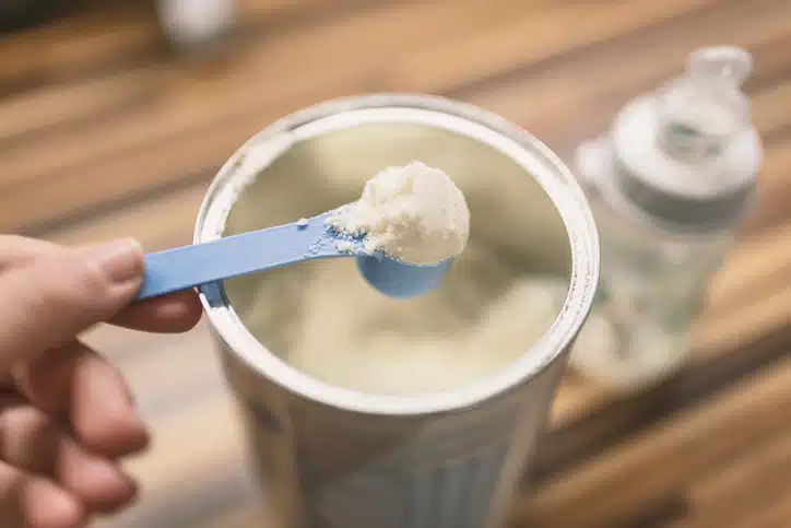 flessenwarmer - melkpoeder voor babyvoeding