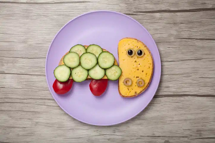 kind meer groente te laten eten - presentatie van groente