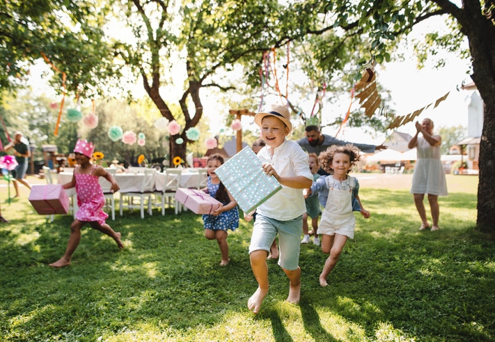 tips voor een duurzame kinderverjaardag - verjaardagsfeestje in de tuin