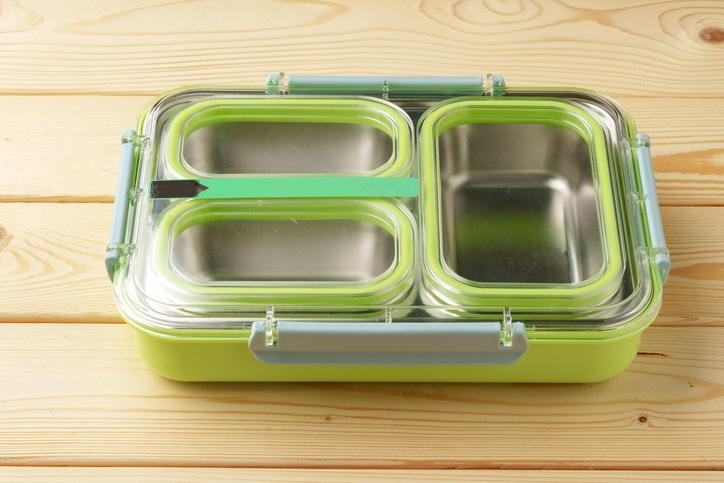 voedzame broodtrommel - bentobox rvs lunchbox met vakjes