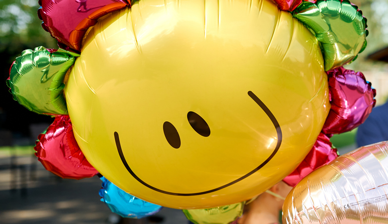 Beterschap wensen met ballon