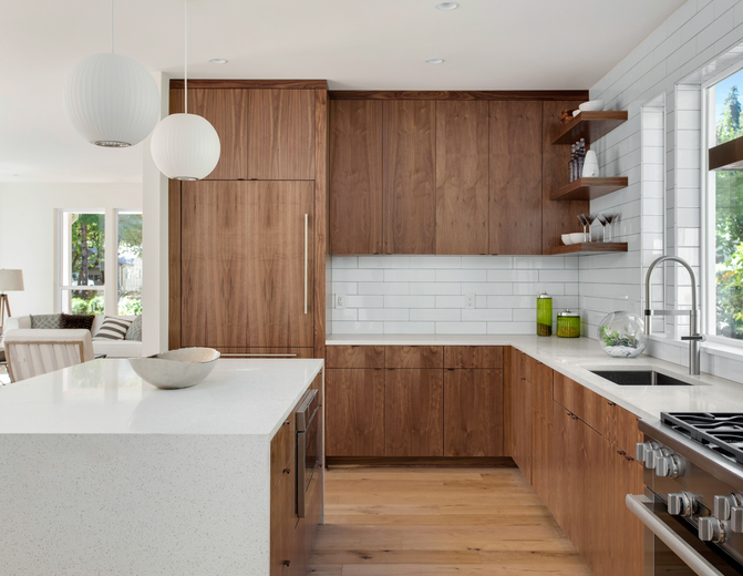 Kastindeling nieuwe keuken